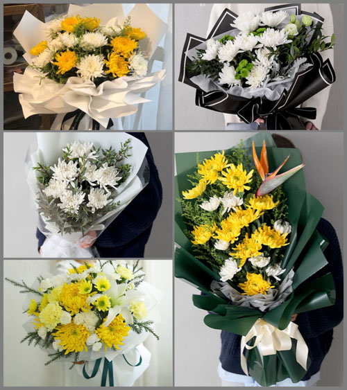 河南南阳邓州市孟楼镇小孔村白事花束代送
